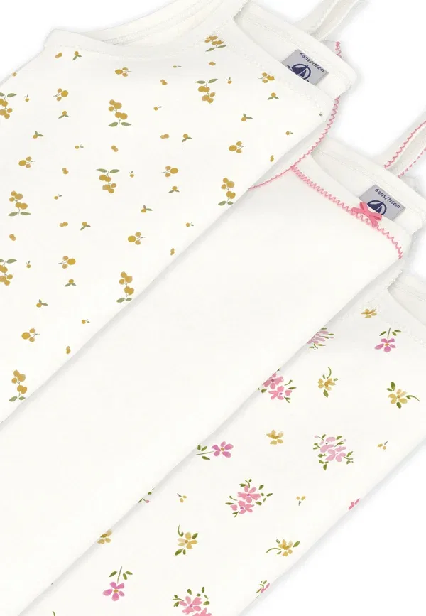 Комплект из 3 маек с цветочным принтом Petit Bateau, net — фото 3