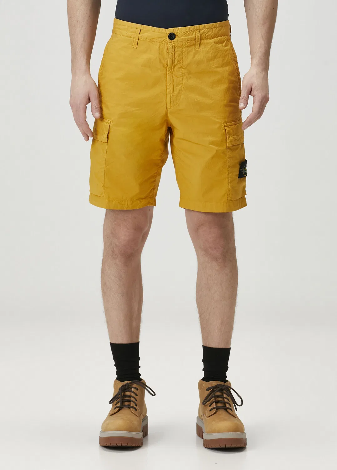 Шорты Stretch Stone Island, желтый — фото 2