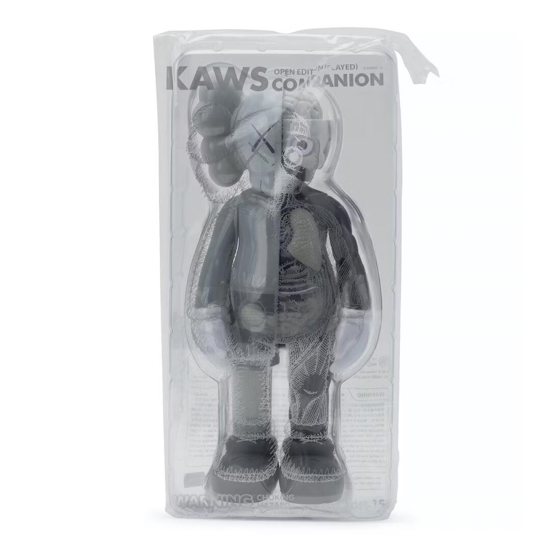 Виниловая фигурка Kaws Companion Flayed Open Edition, серый — фото 3