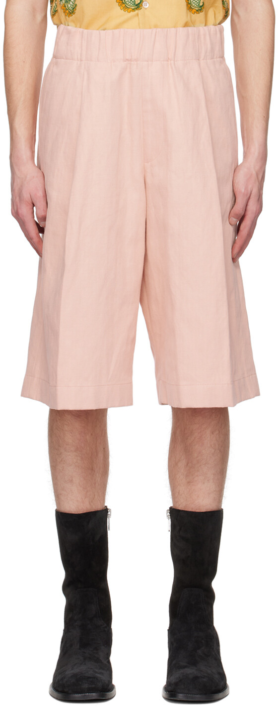 

Розовые мешковатые шорты Dries Van Noten