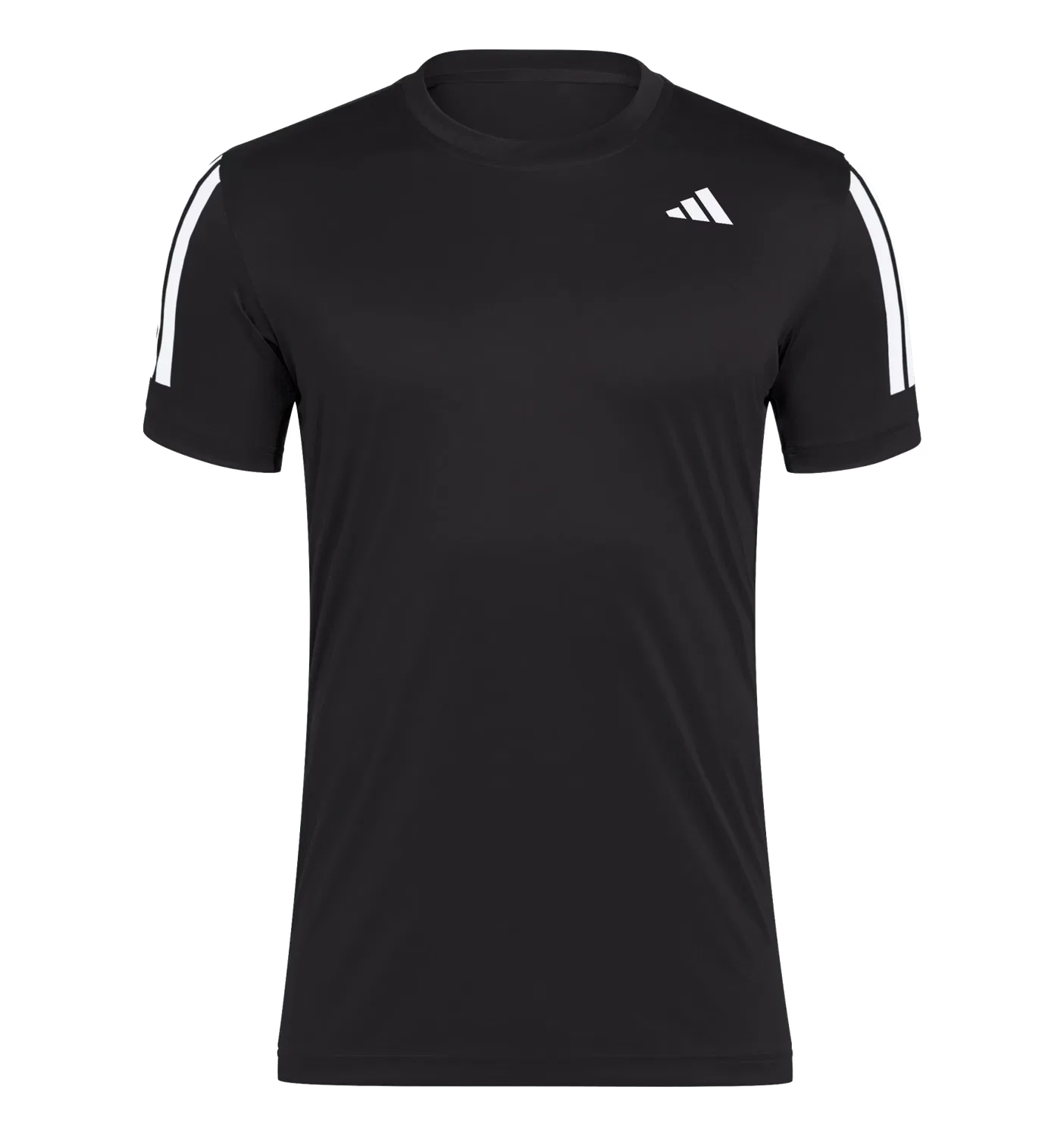 Мужская спортивная футболка T-Shirt с тремя полосками Adidas, черный
