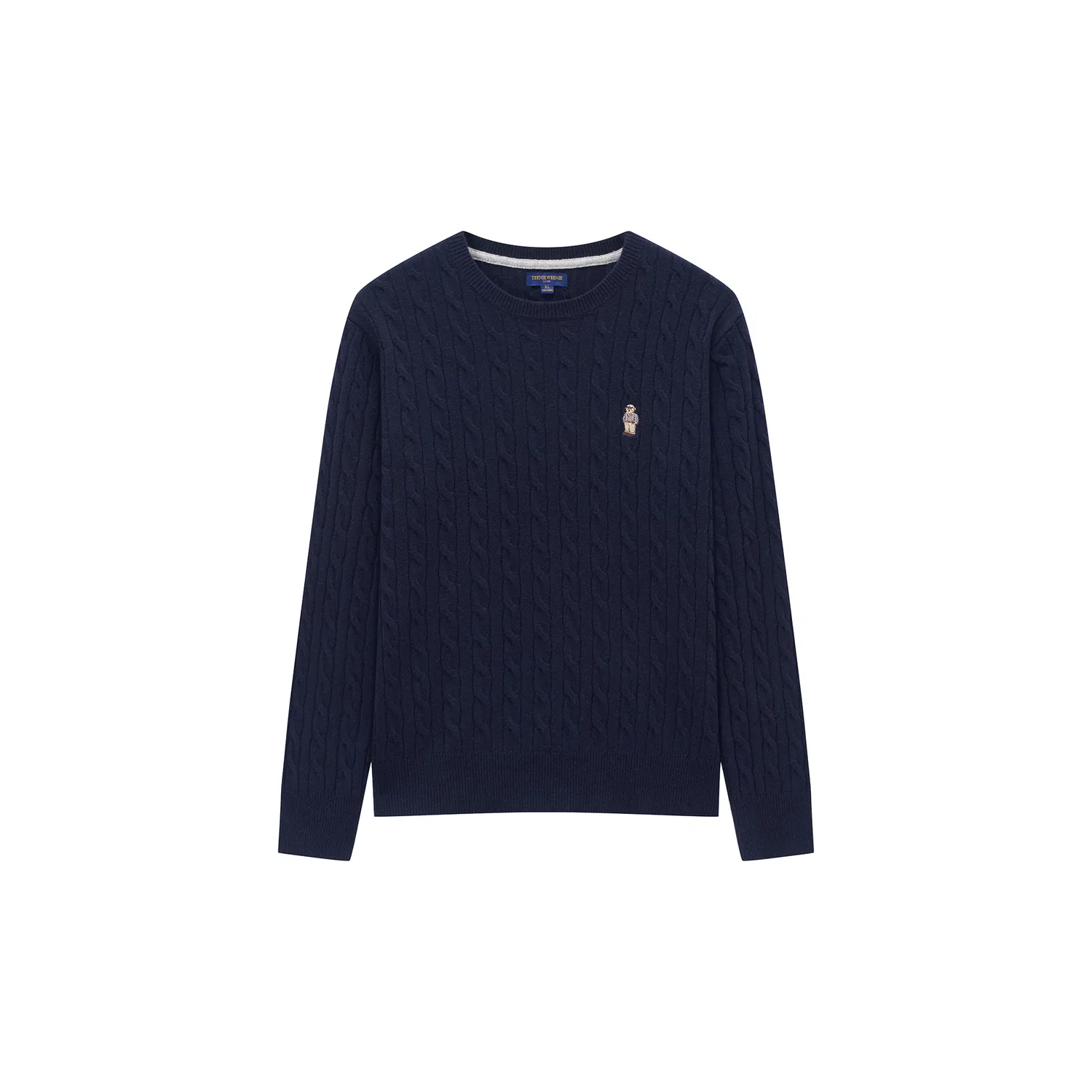Детский свитер с принтом Evergreen Preppy Style Teenie Weenie Men, Medium Gray — фото 3