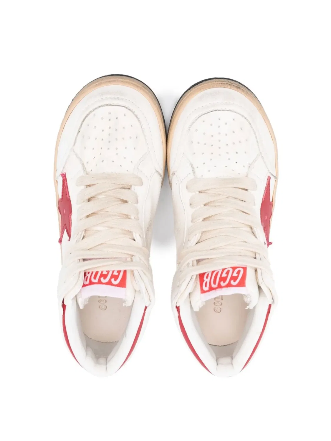 Кроссовки высокие Sky-Star Golden Goose, белый — фото 3