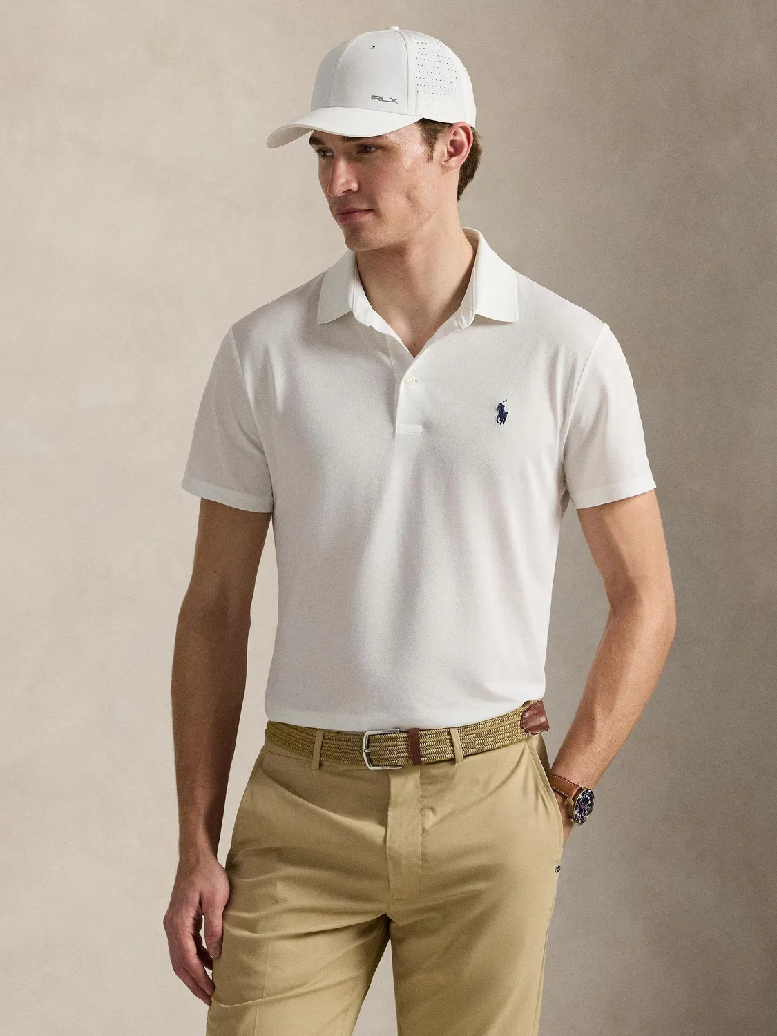 Поло Ralph Lauren Tour Pique, белый