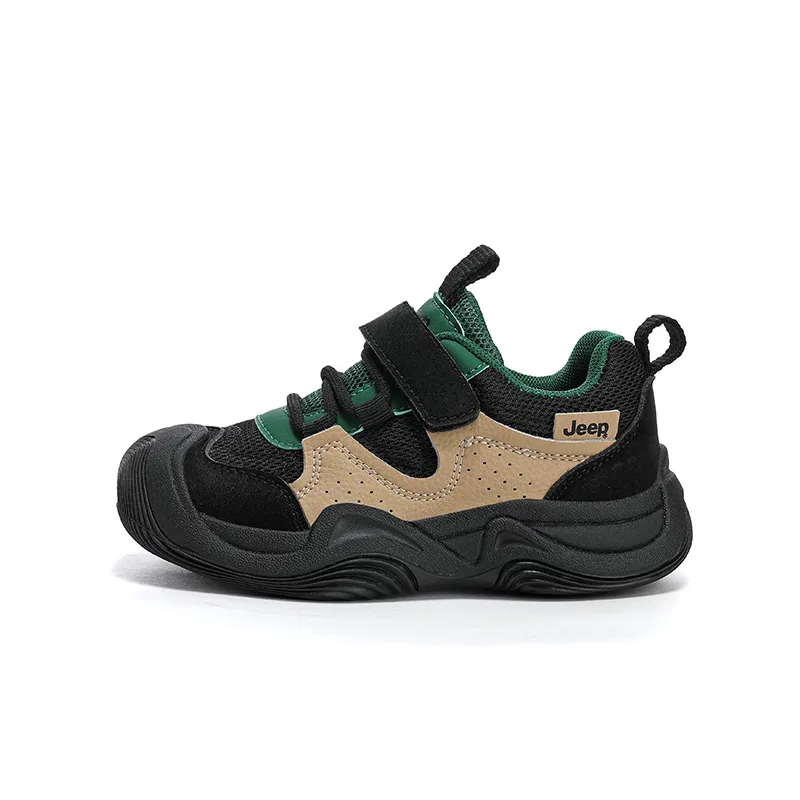 Детские кроссовки с сетчатым верхом Jeep Running Collection, Black Green