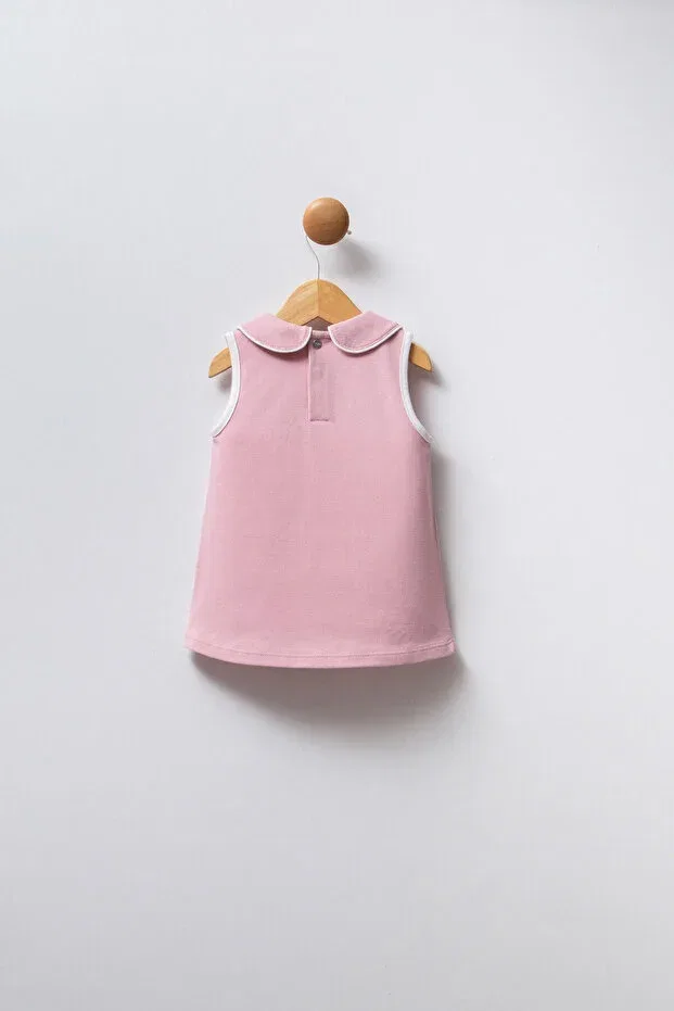 Детское платье для девочек без рукавов U.S. Polo Assn., Pink — фото 3