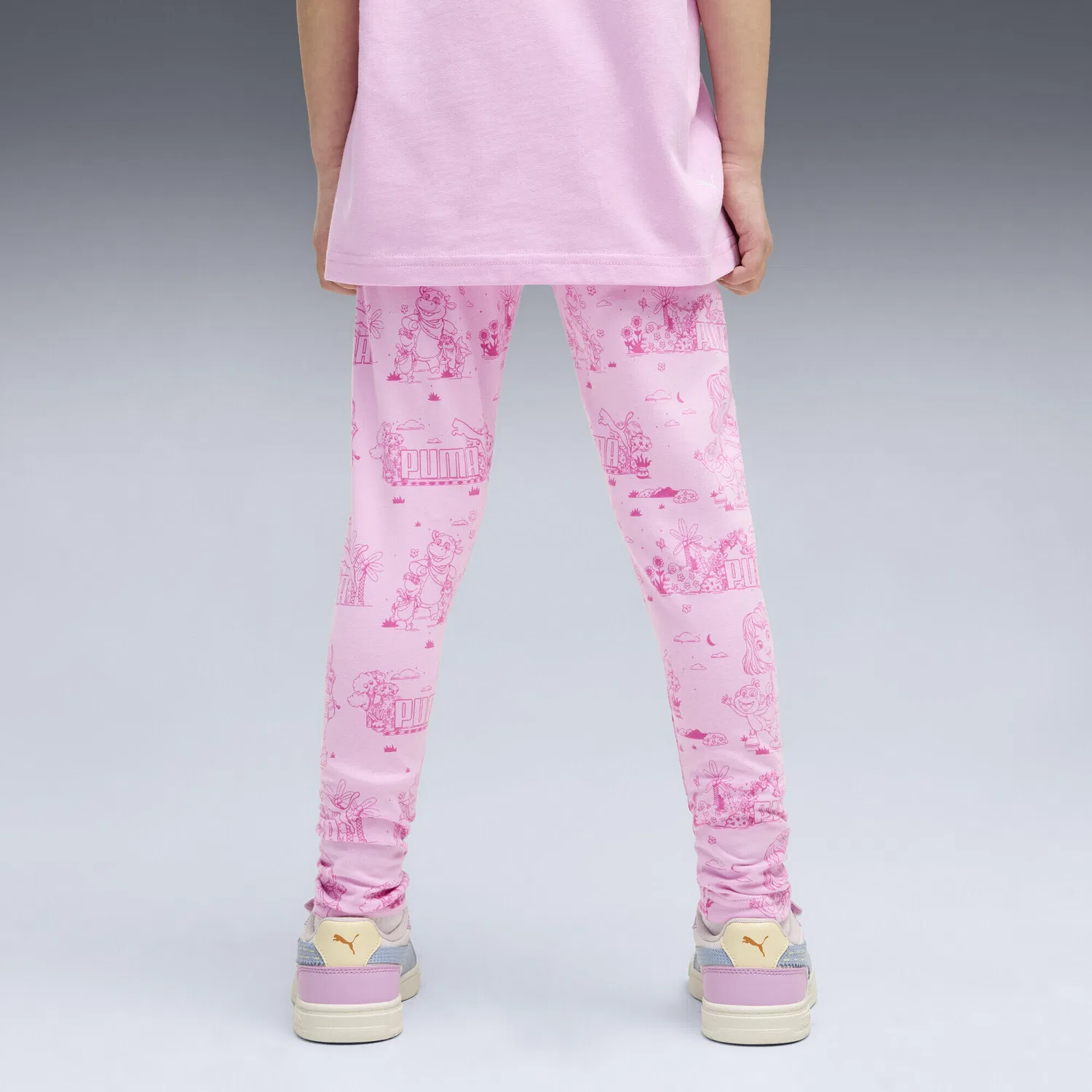 Детские леггинсы с принтом PUMA x DORA THE EXPLORER Puma, Malvenfarben — фото 3