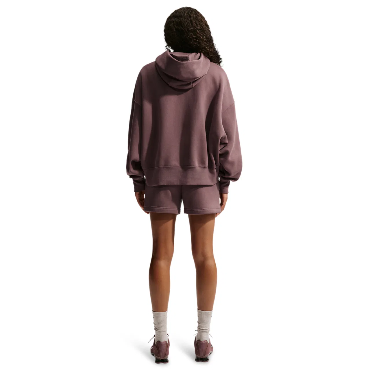 Женская толстовка PHNX Fleece Oversize Nike, цвет Tattoo/Sail — фото 4