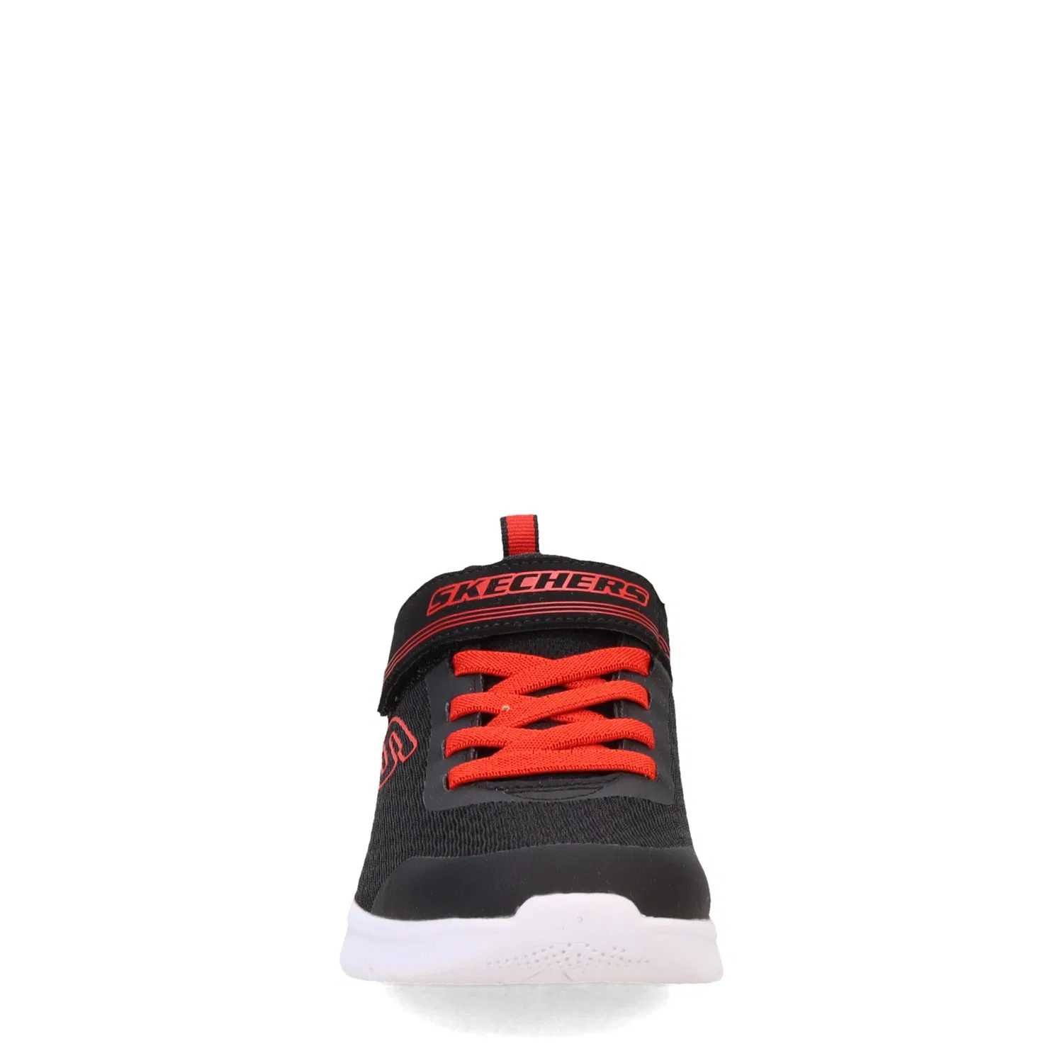 Детские кроссовки для мальчиков с принтом Microspec Max - Gorvix Skechers, Black Textile Red Trim — фото 4