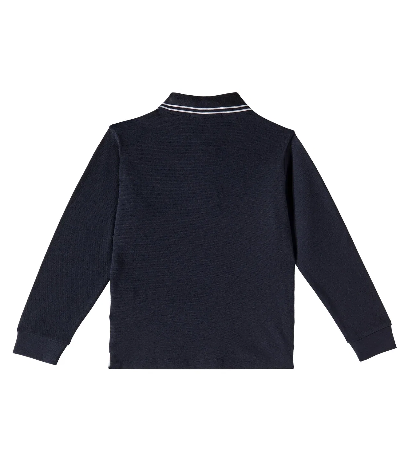 Поло с длинным рукавом Stone Island Junior, синий — фото 3