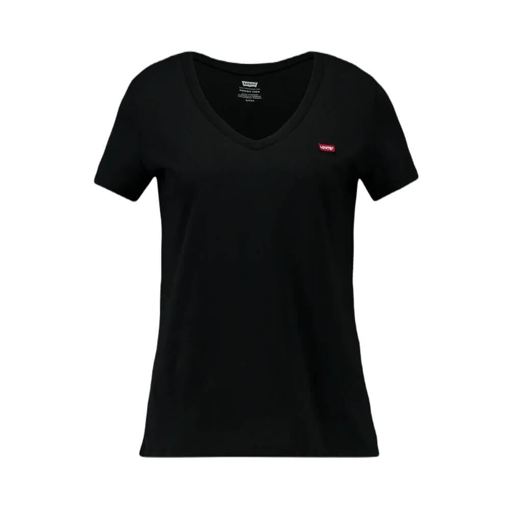 

Футболка Levi's Perfect V Neck, черный