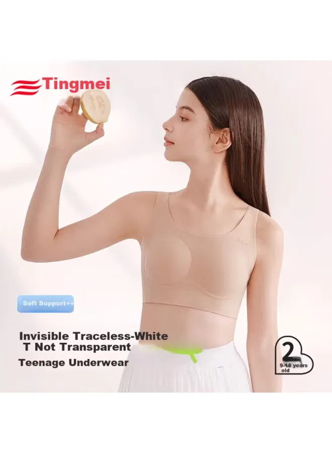 Бюстгальтер без косточек для девочек Tingmei Gracewell, телесный — фото 2