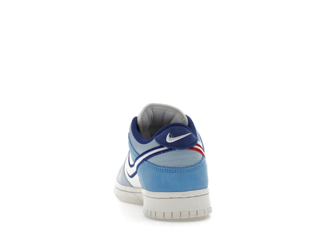 Детские кроссовки Lifestyle Nike Dunk Low, Sail/Sail/Light Armory Blue/White — фото 4