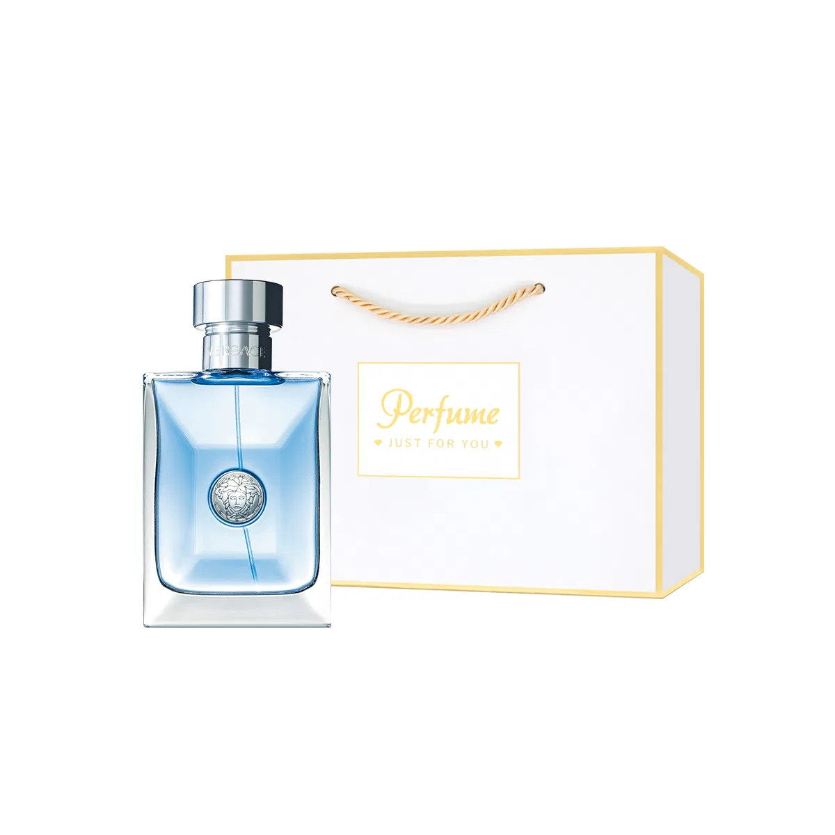 Мужской парфюмерный набор VERSACE Eau De Toilette, 100 мл, с подарочным пакетом, VERSACE, 100 мл