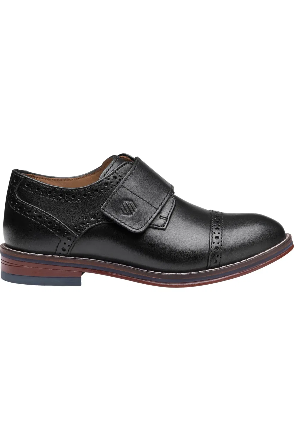 Детские туфли монки с мыском Conard Johnston & Murphy, Black Full Grain — фото 3