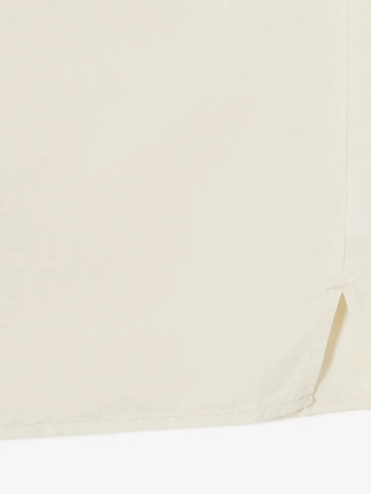 Рубашка джинсовая LACOSTE White, свободного кроя, белая — фото 4