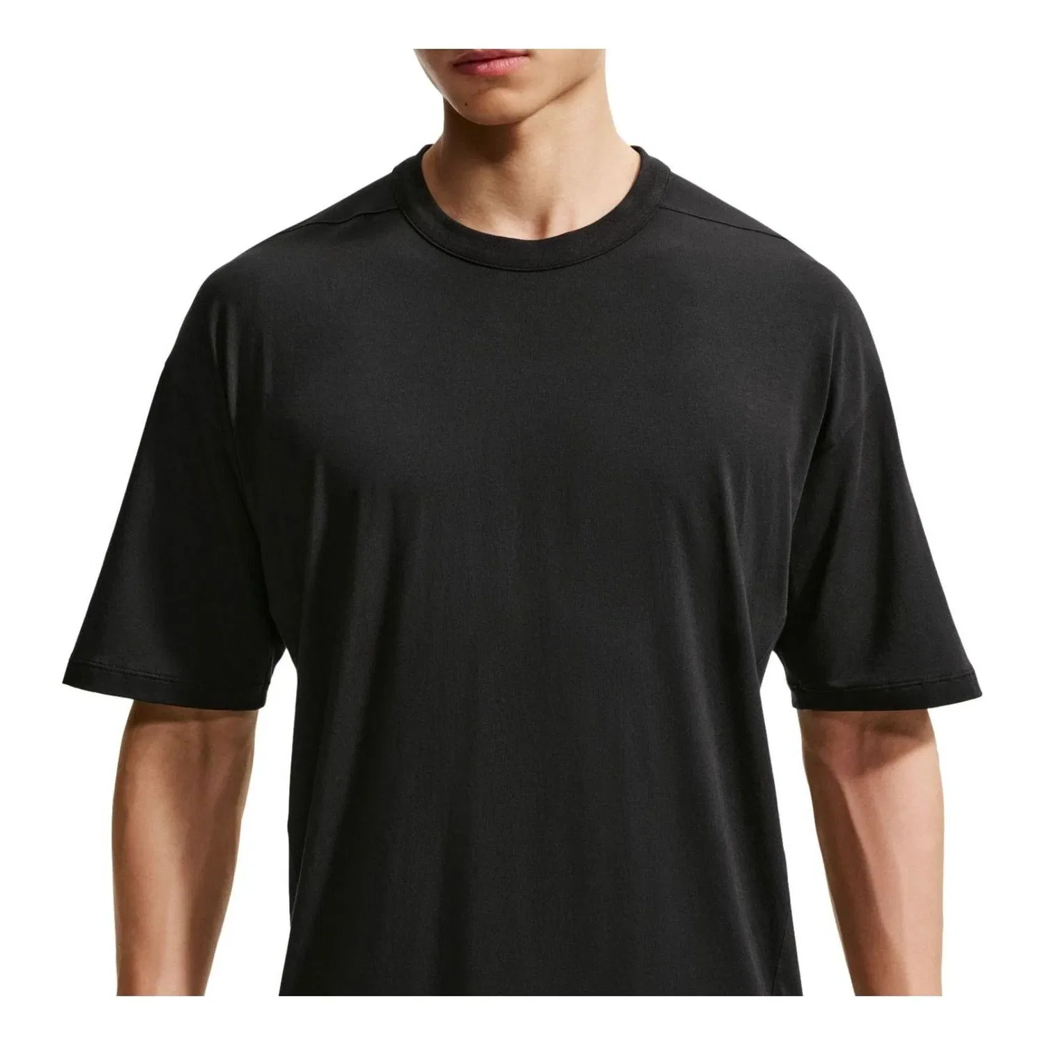 Мужская футболка с принтом Nike 24.7 Impossiblysoft Light Dri-Fit, черный