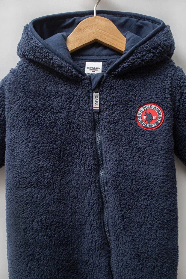 Детский комбинезон для мальчиков с длинным рукавом Basics U.S. Polo Assn., Navy Blue — фото 2
