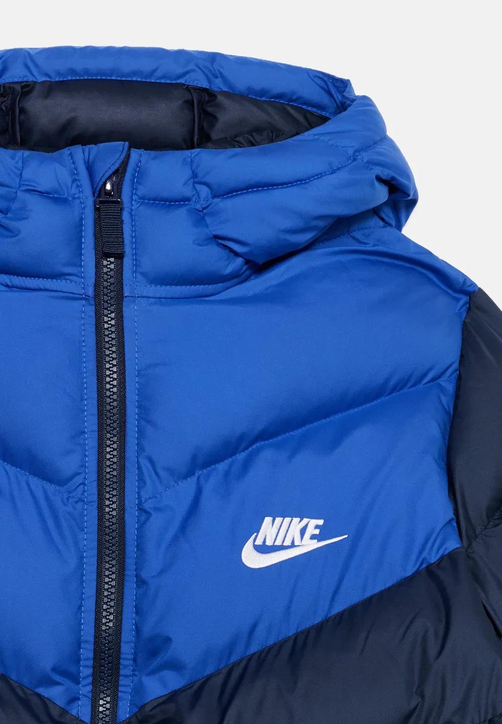 Пуховая куртка унисекс с цветовыми блоками - зимняя куртка Nike Sportswear, Obsidian/Game Royal/White — фото 3