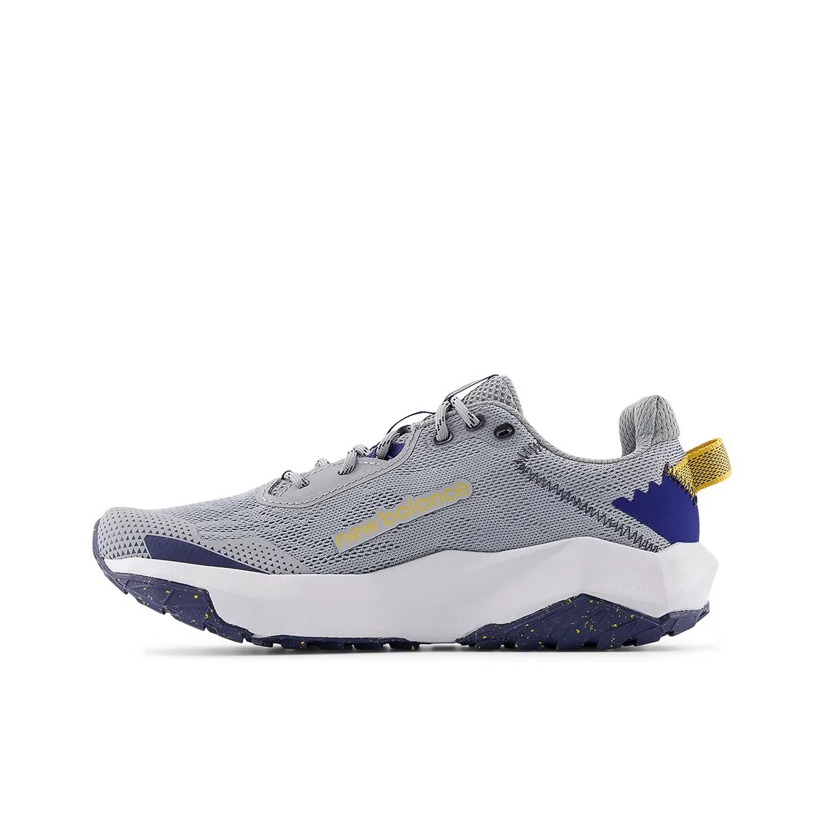 Детские кроссовки для мальчиков с шнуровкой Nitrel New Balance, Slate Grey/Blue Oyster/Baroque Gold — фото 2