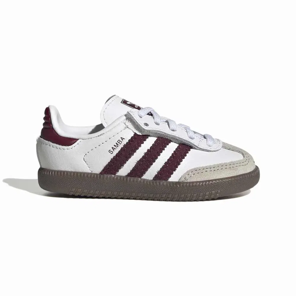 Кеды Samba OG с эластичной шнуровкой Adidas Originals, белый