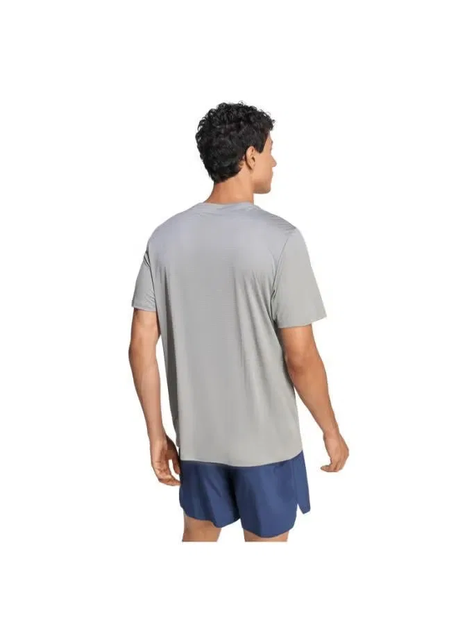 Футболка спортивная с коротким рукавом Adi365 Running Essentials Adidas, серая — фото 2