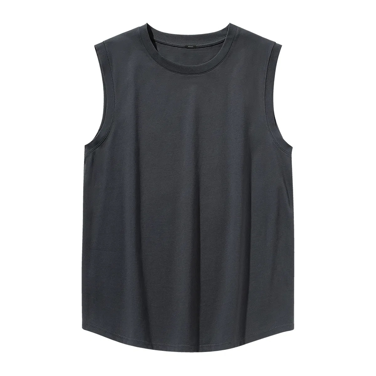 Детский топ-майка с круглым вырезом MINISO, Dark Gray