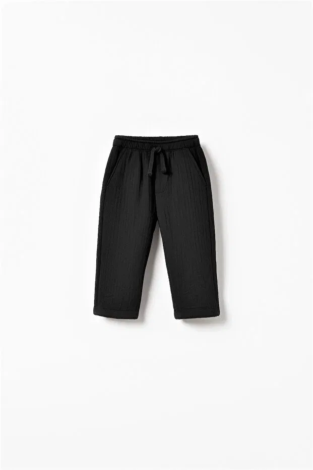 Детские брюки для девочек хлопковые Carmin Baby, Black