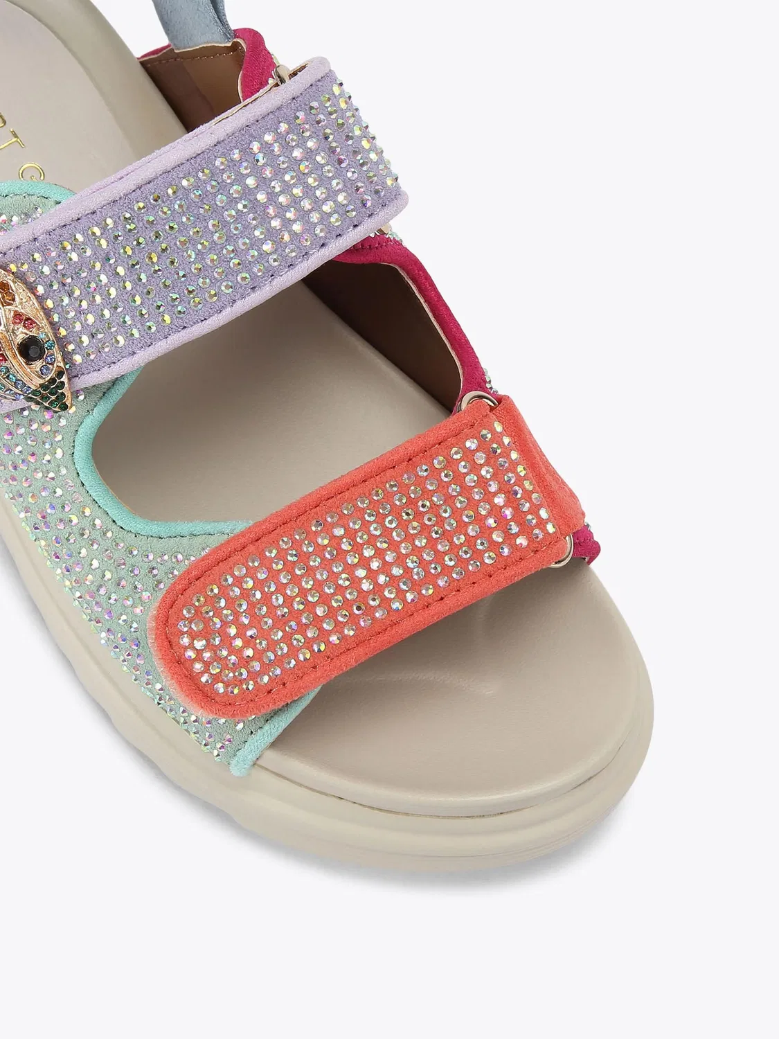 Сандалии Mini Orson Kurt Geiger London, разноцветные — фото 4