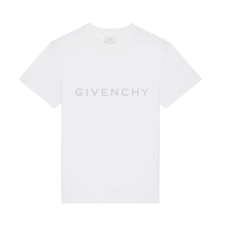 

Футболка Givenchy Slim Fit T-Shirt 'White', белый