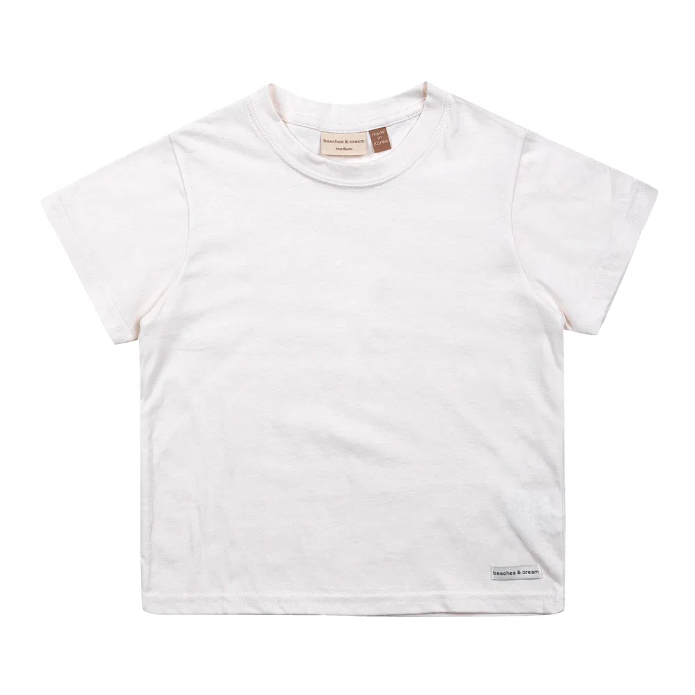 Детская футболка с коротким рукавом Beaches Tender BEACHESAND CREAM KIDS, Белый