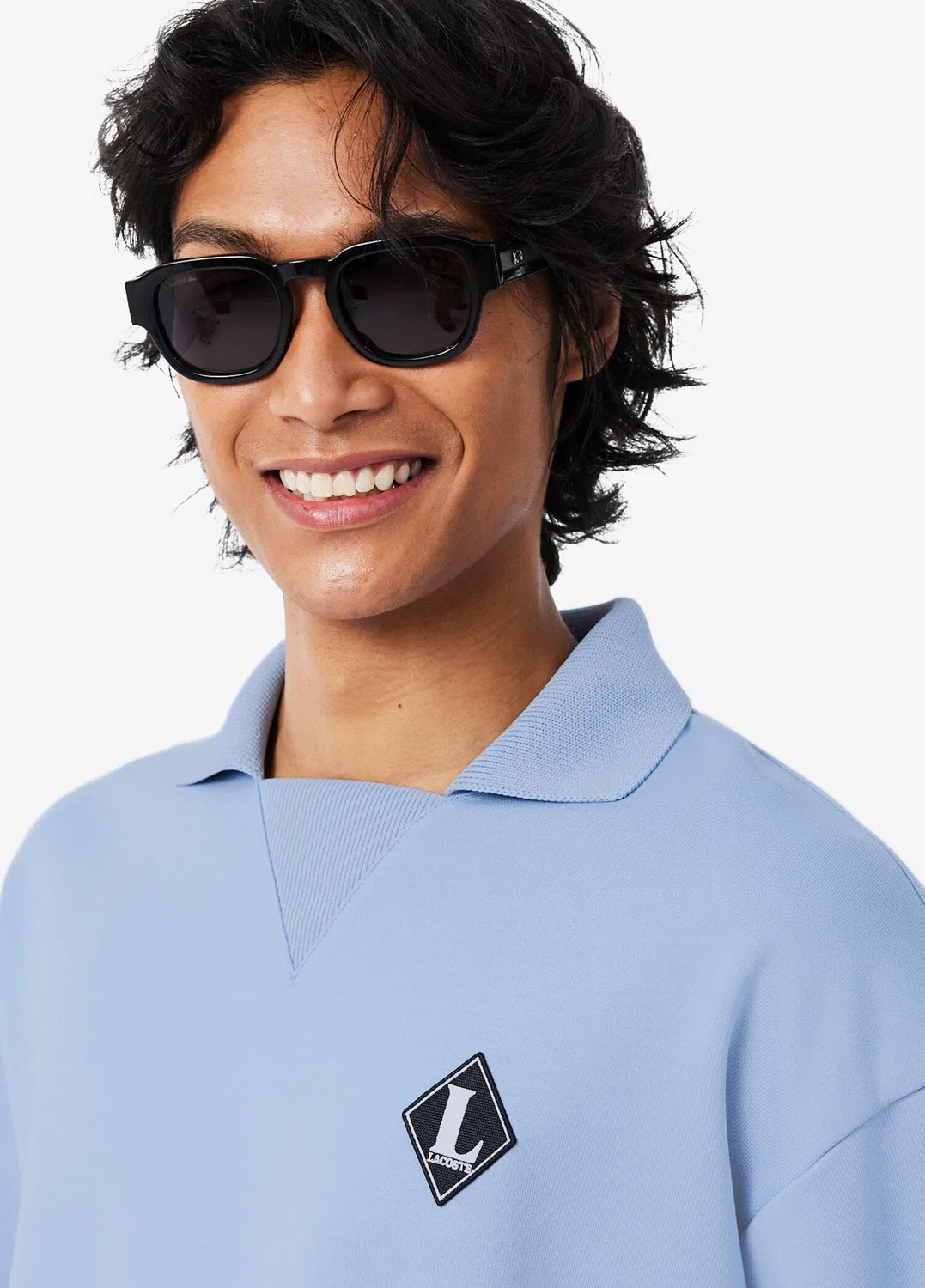 Свитшот Lacoste, синий — фото 2