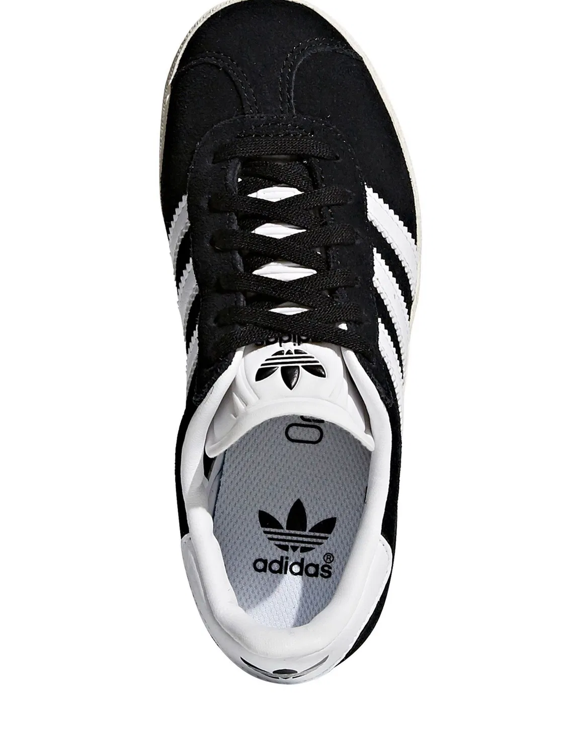 Кроссовки Gazelle, adidas Originals, черно-белые — фото 2