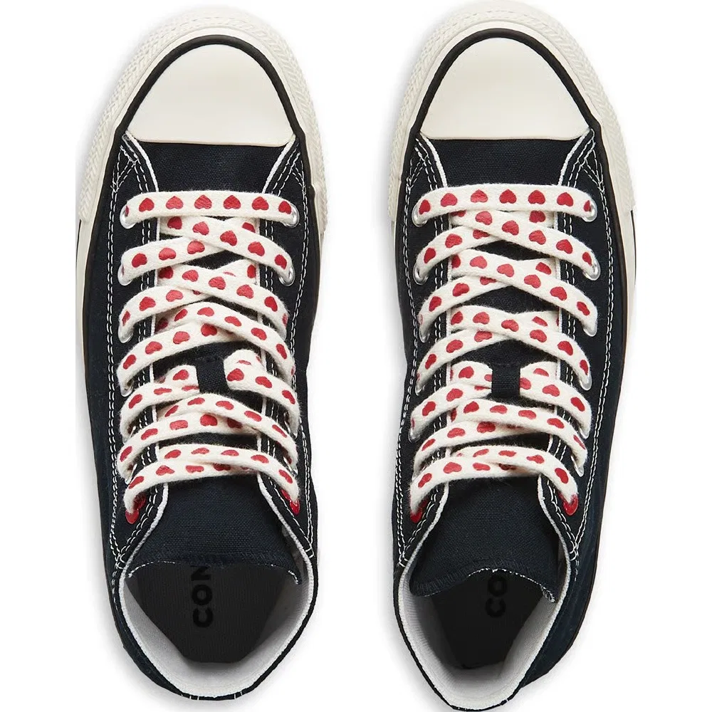 Детские кроссовки Chuck Taylor All Star High Top Converse, Black/Red — фото 4