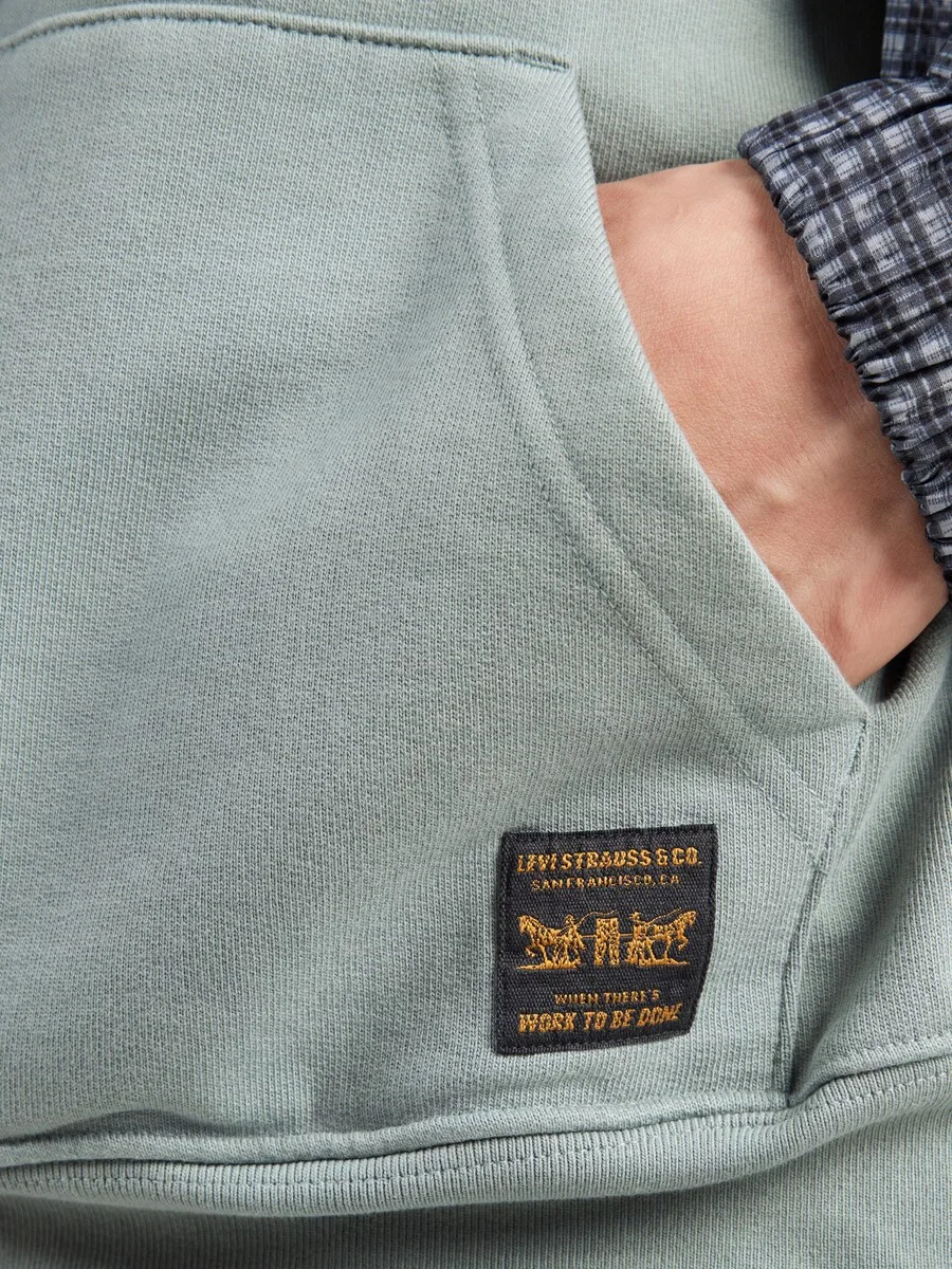 Свитшот LEVI'S "Workwear" светло-зеленого цвета — фото 3