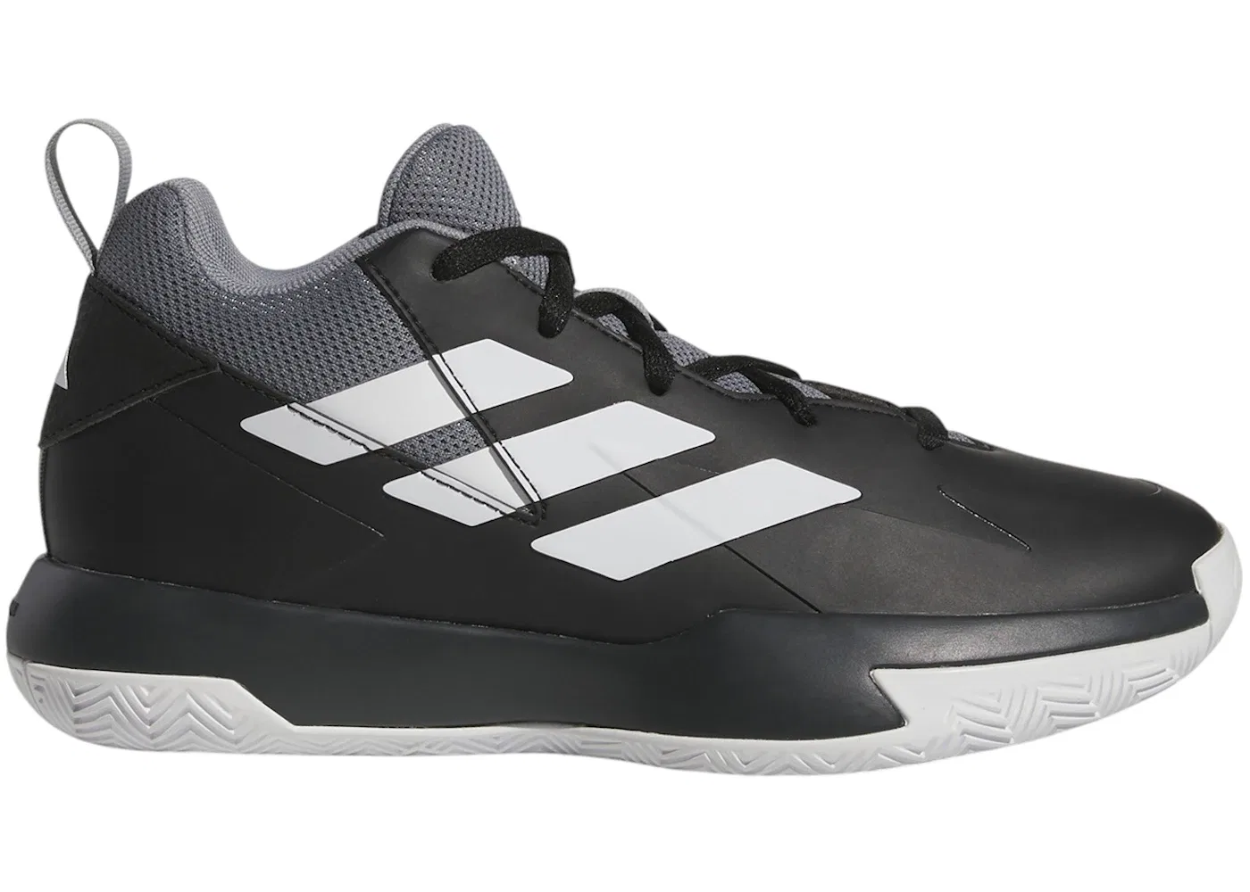 Детские кроссовки для мальчиков с синтетическим верхом Adidas Cross 'Em Up Select, Core Black Cloud White Grey Three