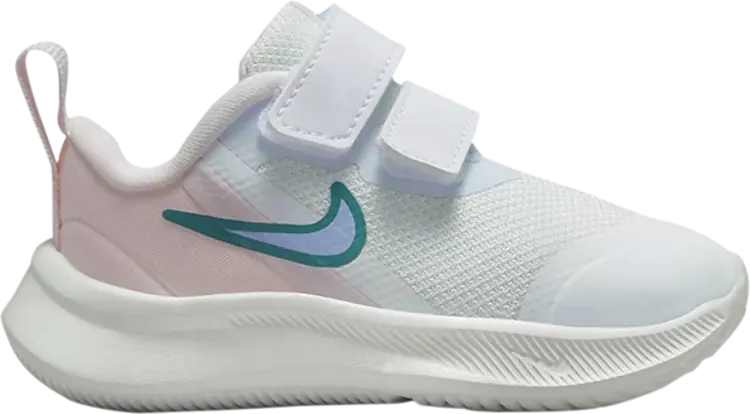 

Кроссовки Nike Star Runner 3 TD 'White Pink Mineral Teal', белый