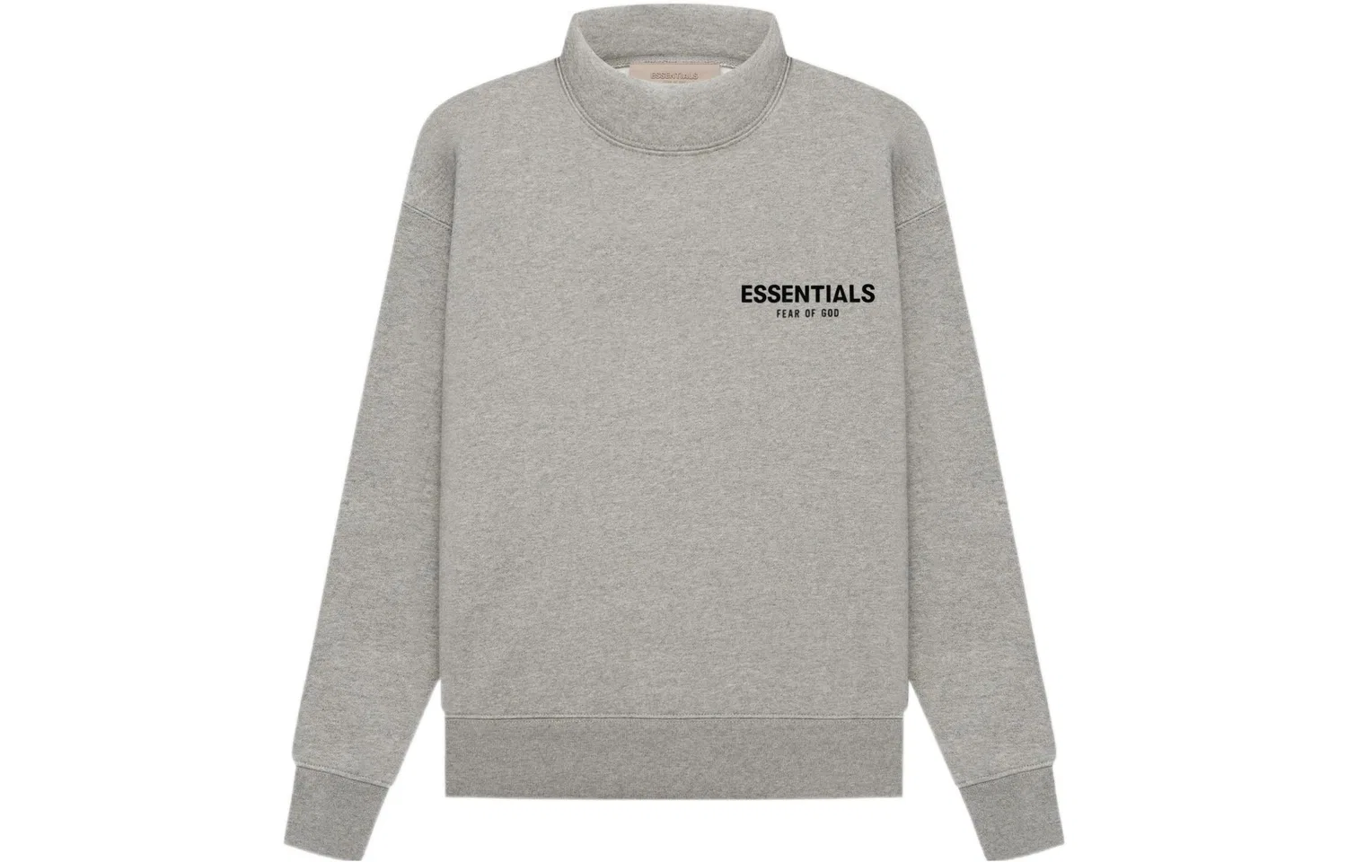 Детский свитшот с принтом Fear Of God Essentials, Dark Oat