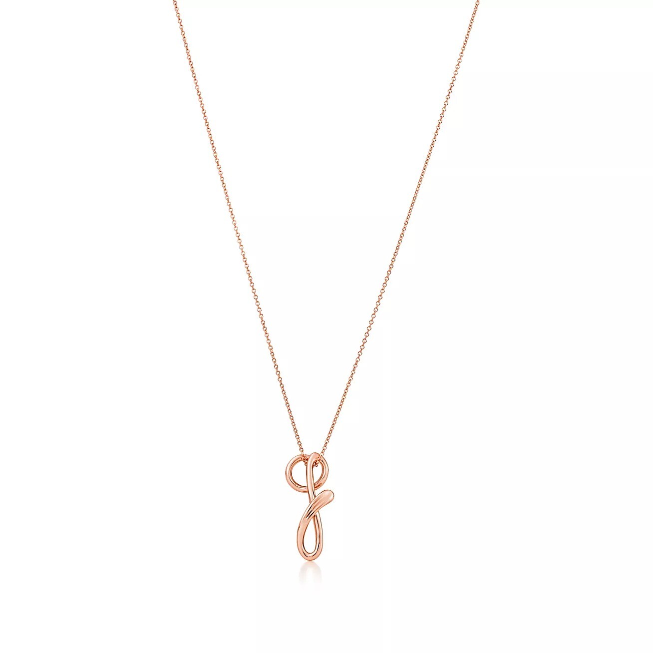 

Колье Tiffany & Co. Letter "G", розовое золото