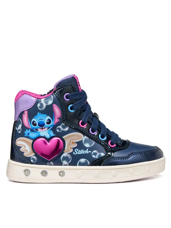 Кроссовки J Skylin Girl Geox, темно-синий