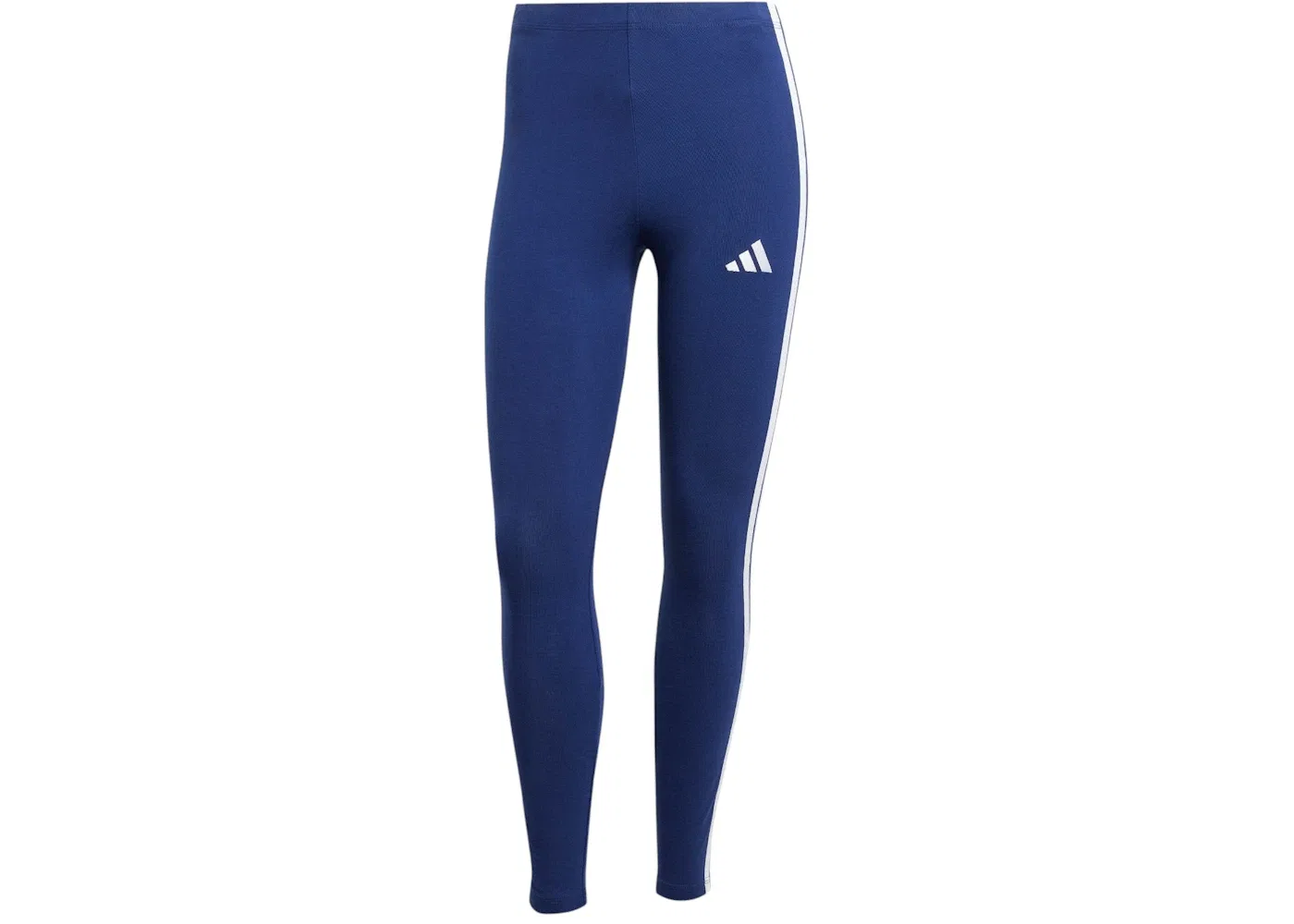 Женские леггинсы с тремя полосками Adidas, Dark Blue/White