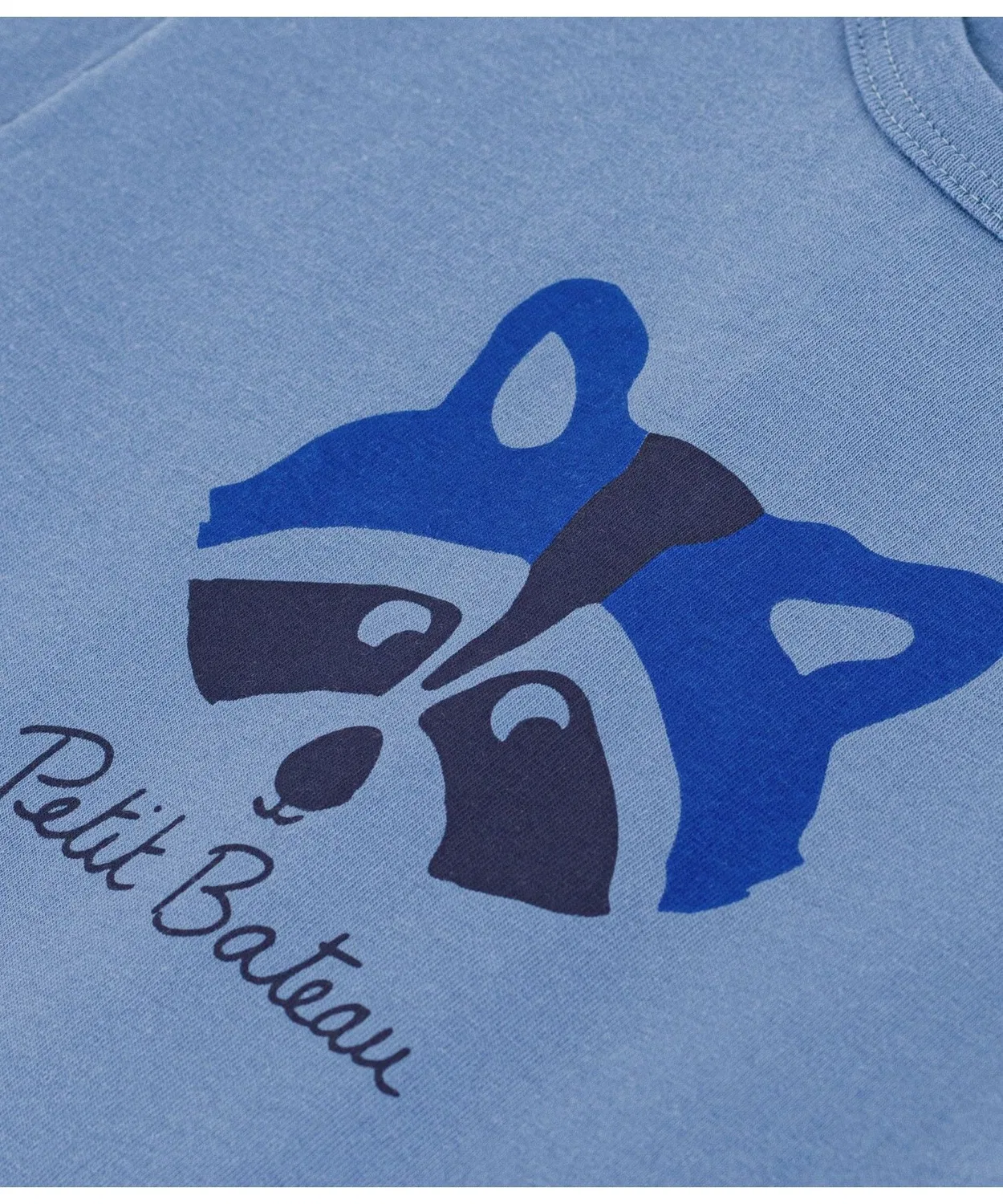 Детская футболка с длинным рукавомPETIT BATEAU, Blue — фото 3