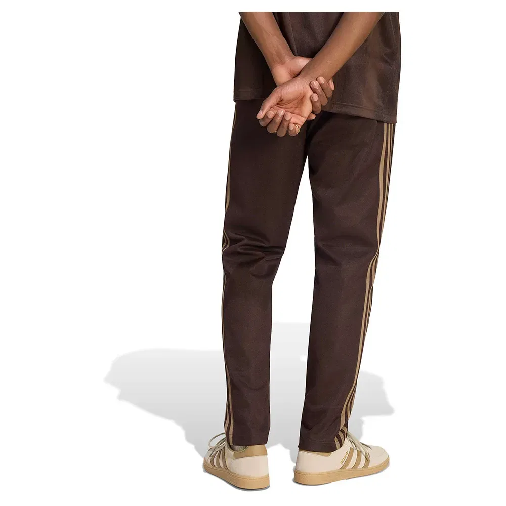 Брюки спортивные Classic Track Franz Beckenbauer Adidas Originals, коричневый — фото 2