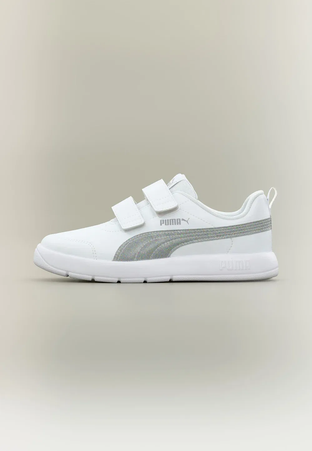 Courtflex унисекс - тренировочные кроссовки Puma, White/Silver-Coloured