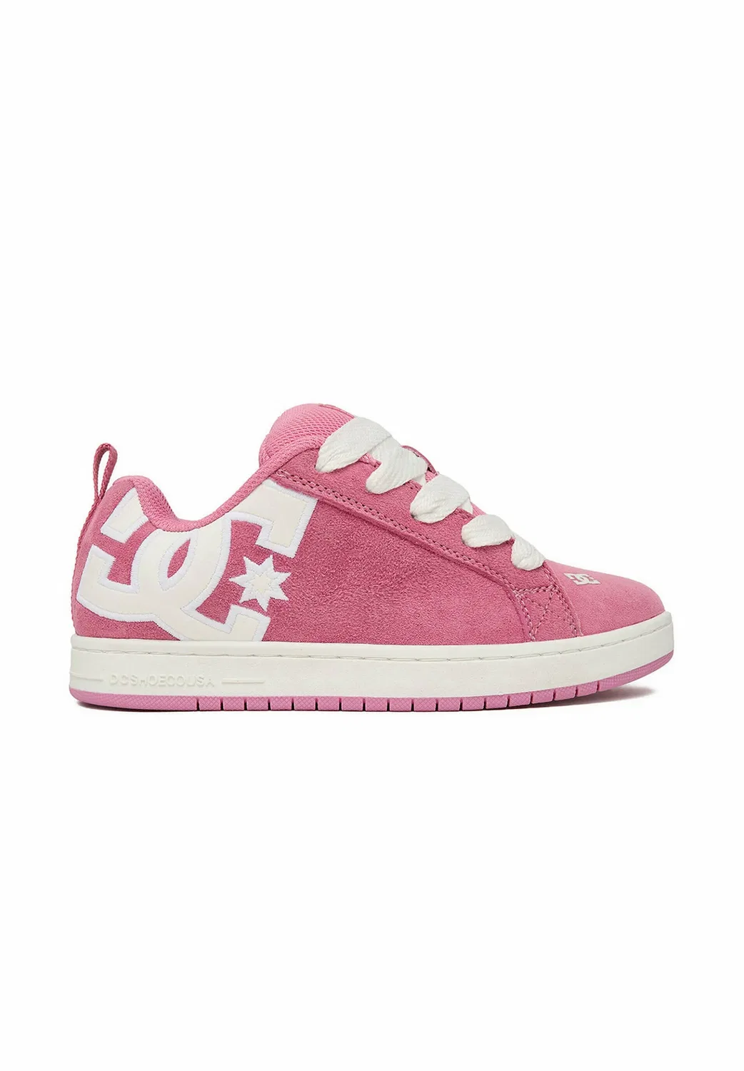 Девушка в кроссовках 5907964287094 - кроссовки Dc Shoes, Pink — фото 2