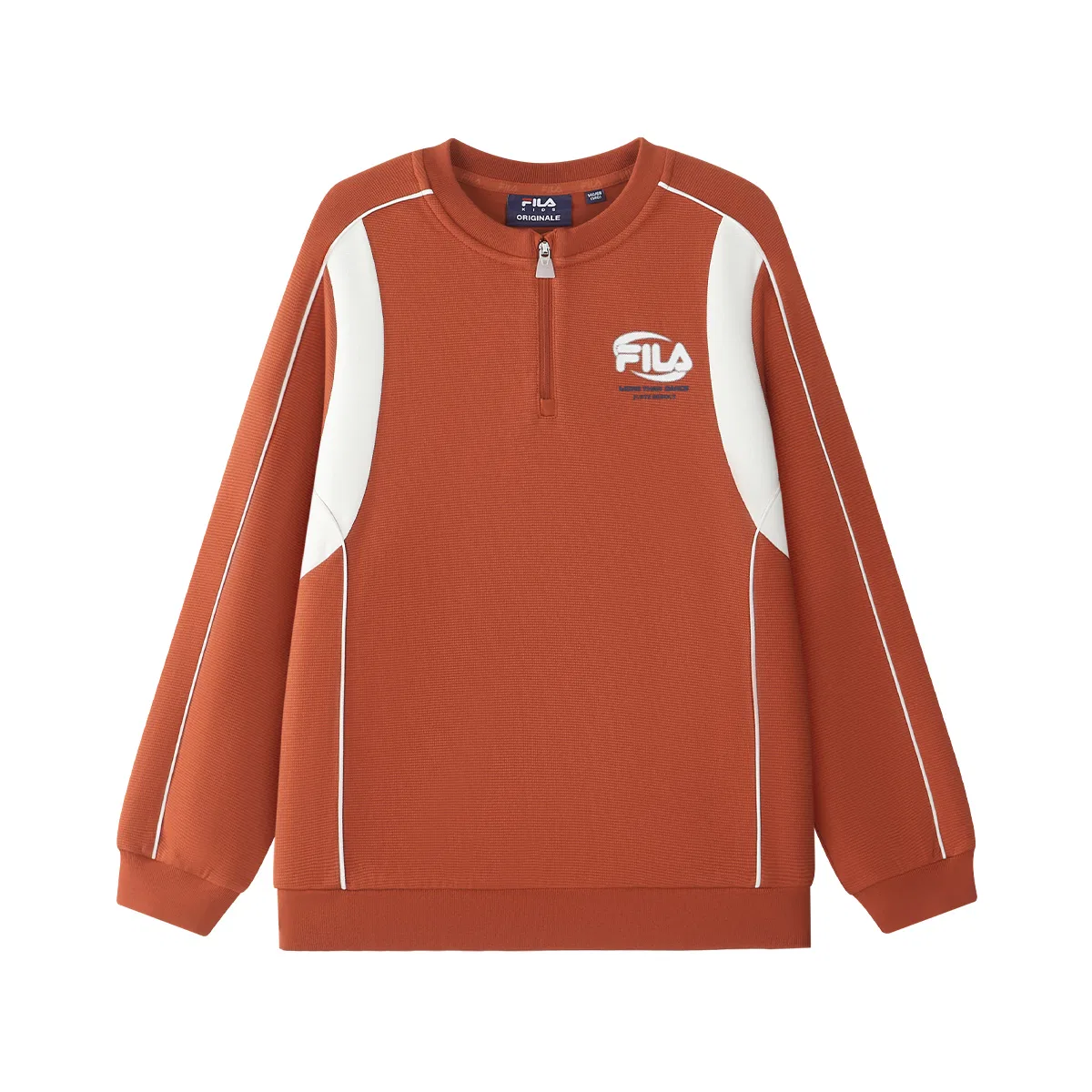Детский свитшот с круглым вырезом FILA KIDS, Light Rusty Red