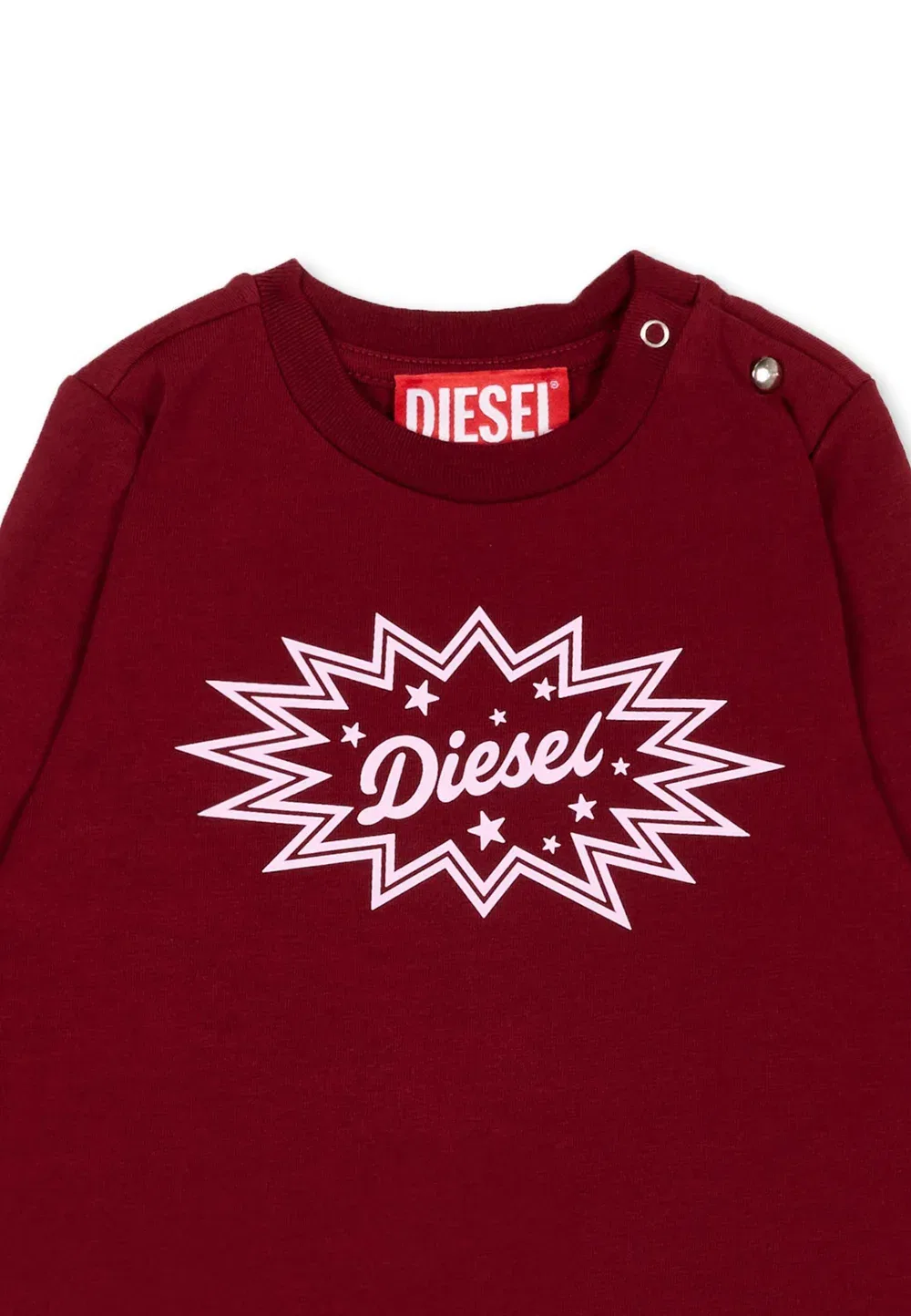 Футболка - топ с длинными рукавами Diesel, Bordeaux — фото 3