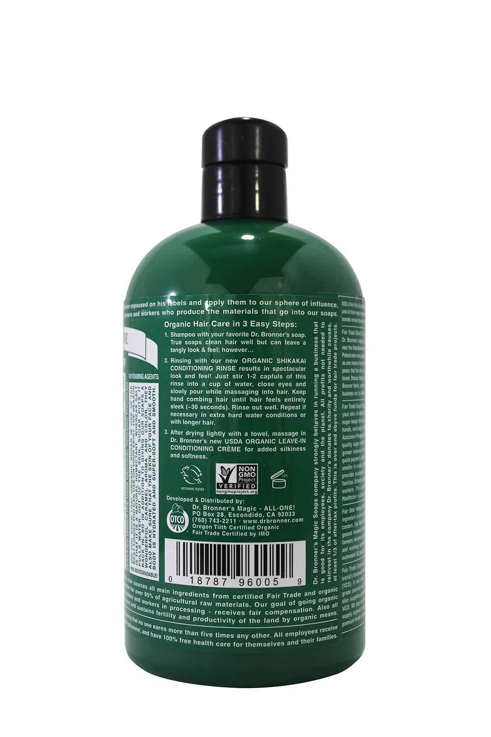No brand Мыло для тела Lemongrass Lime Shikakai, Dr. Bronner's, 3 шт, 24 oz — фото 2