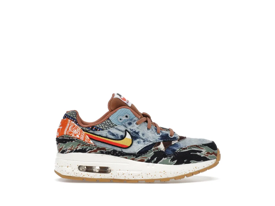 Детские кроссовки Lifestyle Nike Air Max 1 SP, Elemental Gold/Sail-Black-Worn Blue
