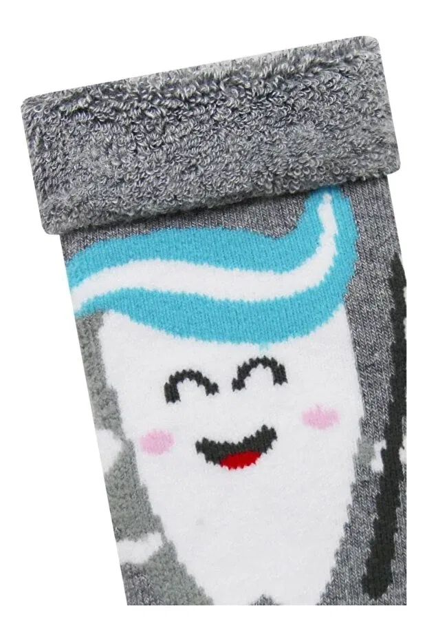 Детские носки для мальчиков с принтом Babette Socks Semoor, Blue-Turquoise-Grey — фото 3